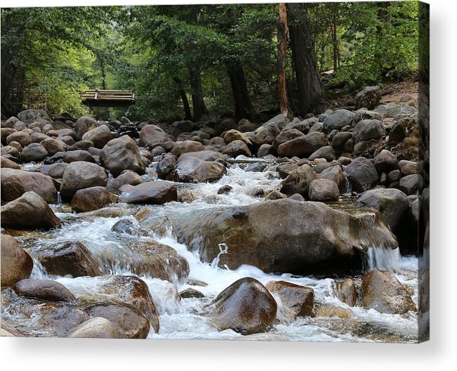 Rocky Acrylic Print featuring the photograph Nature's Flow by Christy Pooschke