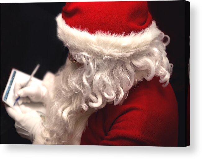 Santa Acrylic Print featuring the photograph Naughty or Nice by Deborah Penland