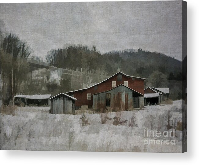 Nonna Acrylic Print featuring the photograph Nonna's Farm by Terry Rowe