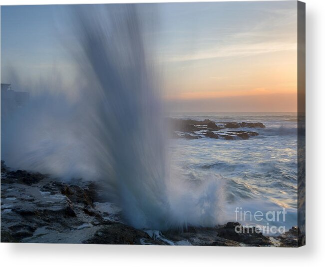 Splash Acrylic Print featuring the photograph Ocean Explosion by Michael Dawson