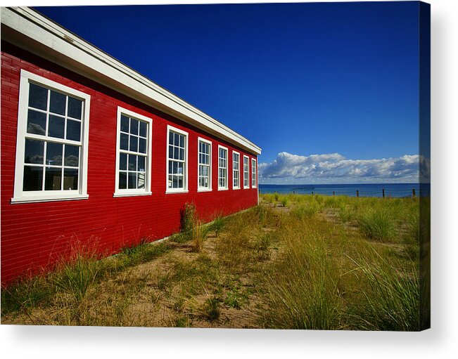 Cannery Acrylic Print featuring the photograph Old Cannery Building by Jamieson Brown