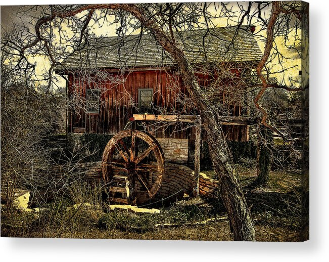Mill Acrylic Print featuring the photograph Old Mill by Jim Painter