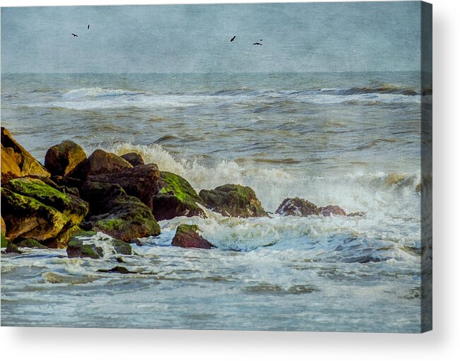 Rocks Acrylic Print featuring the photograph On The Rocks by Cathy Kovarik