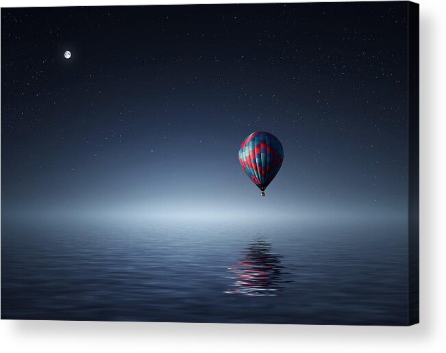 Above Acrylic Print featuring the photograph One by Bess Hamiti