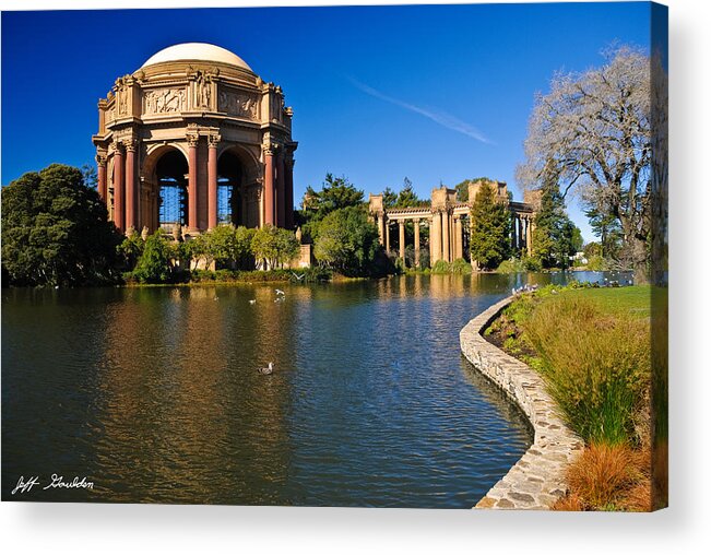 Architecture Acrylic Print featuring the photograph Palace of Fine Arts by Jeff Goulden