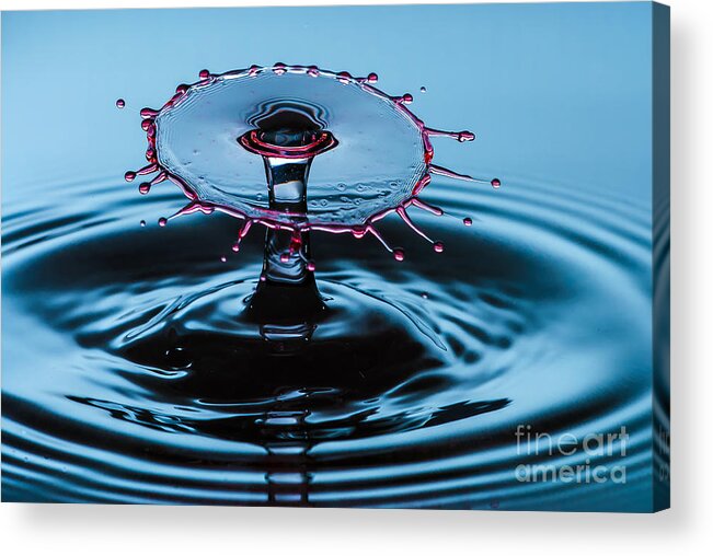 Water Acrylic Print featuring the photograph Pancake Water Splash by Anthony Sacco