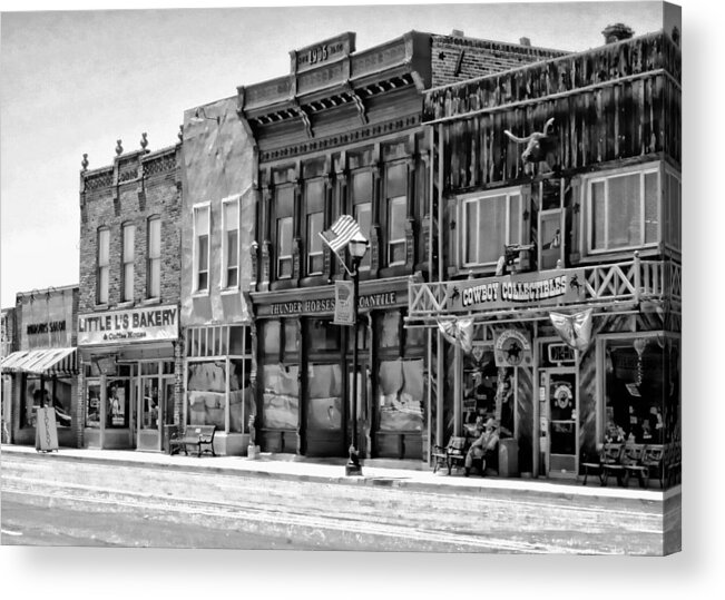 Old Town Acrylic Print featuring the photograph Panguitch Utah by Kathy Churchman