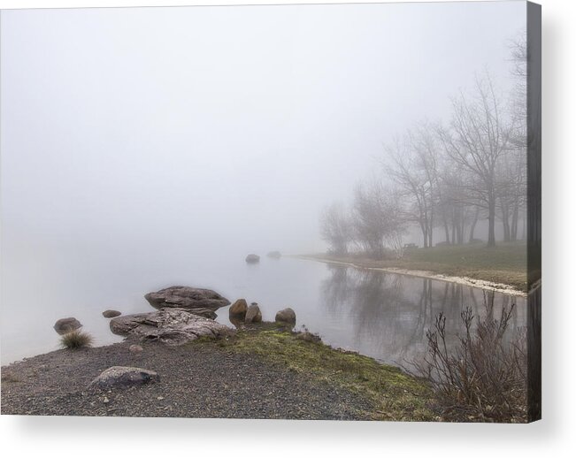 Fog Acrylic Print featuring the photograph Peaceful morning by Yelena Rozov
