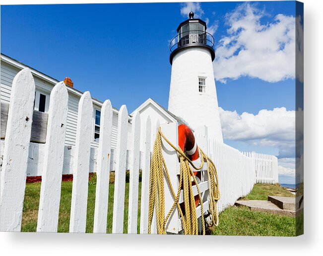 Pemaquid Lighthouse Acrylic Print featuring the photograph Pemaquid Lighthouse by Ben Graham