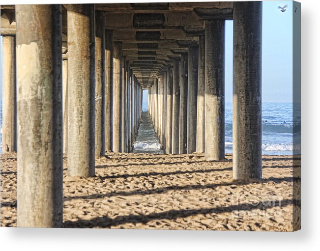 Pier Acrylic Print featuring the photograph Pier by Tammy Espino
