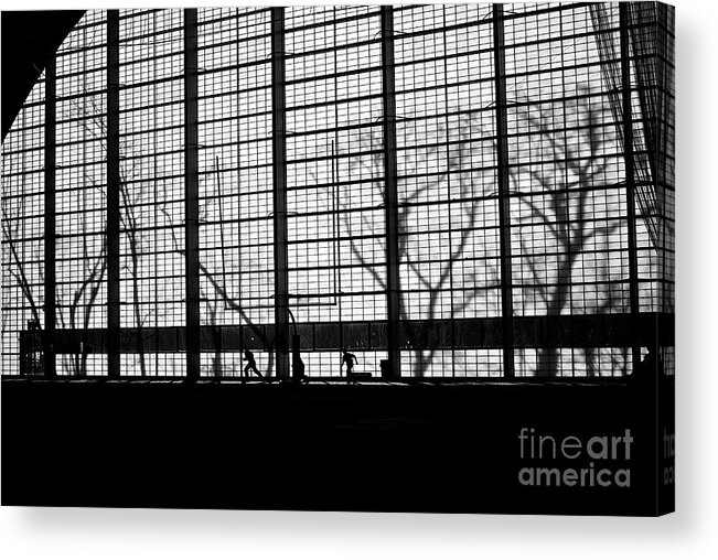 Children Acrylic Print featuring the photograph Playing In The Pavilion by Frank J Casella