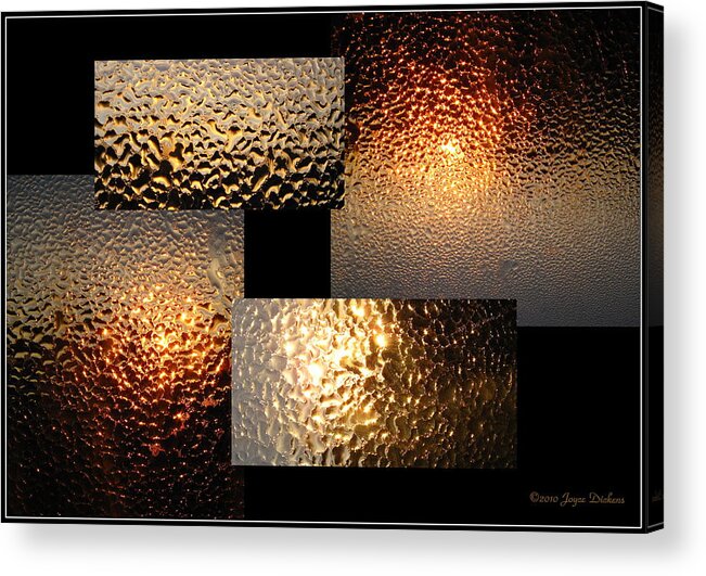 Dew Drops Acrylic Print featuring the photograph Precious Light Two by Joyce Dickens