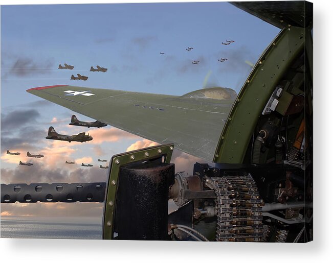 Aircraft Acrylic Print featuring the photograph Quiet before the Storm by Pat Speirs
