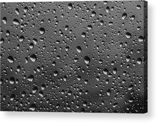 Rain Acrylic Print featuring the photograph Rain drops.... by Photography By Sai