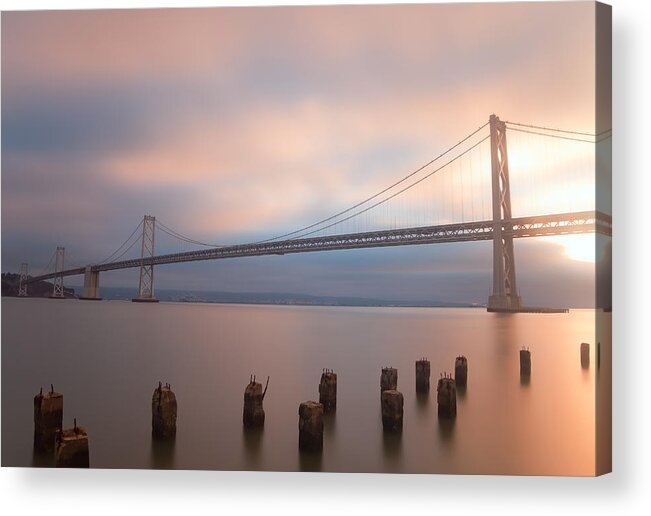 City Acrylic Print featuring the photograph Red Dawn by Jonathan Nguyen