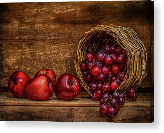 Still Life Acrylic Print featuring the photograph Red by Margareth Perfoncio