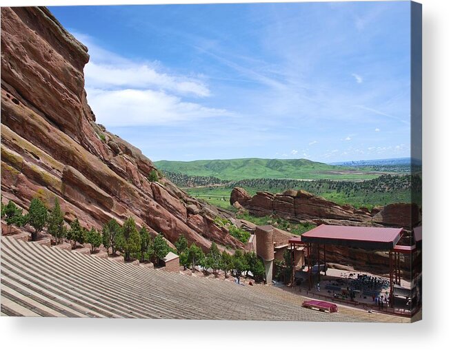 Red Rocks Acrylic Print featuring the photograph Red Rocks by Norma Brock