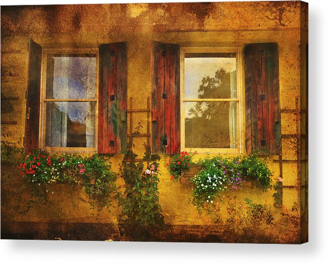 Architecture Arts Acrylic Print featuring the photograph Reflection by Kandy Hurley