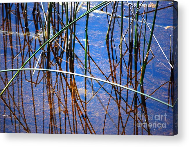 Landscape Acrylic Print featuring the photograph Ridges Reflection by Jim Rossol