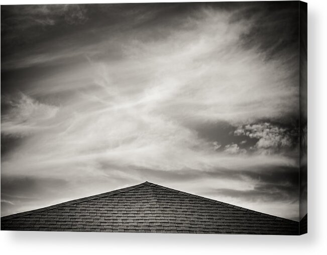 Rooftop Sky Acrylic Print featuring the photograph Rooftop Sky by Darryl Dalton
