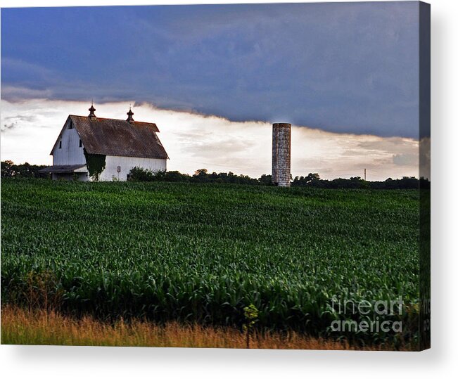 Barns Acrylic Print featuring the photograph Rural Ohio by Lydia Holly