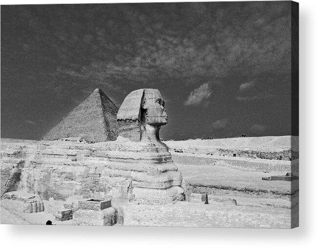 Sphinx Acrylic Print featuring the photograph Sands of Time by Cassandra Buckley