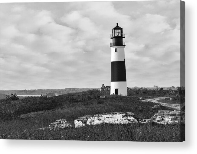 Nantucket Acrylic Print featuring the photograph Sankaty Head Lighthouse Nantucket Cape Cod by Marianne Campolongo