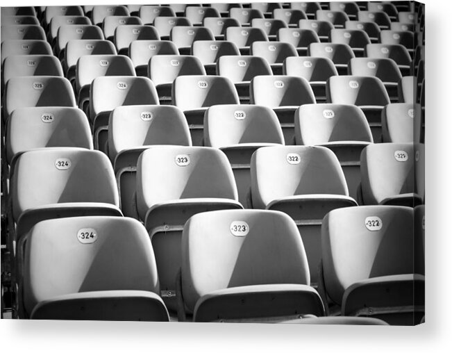 Ancient Olympic Games Acrylic Print featuring the photograph Seats by Chevy Fleet