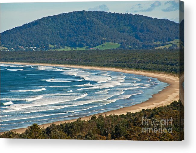 Photograph Acrylic Print featuring the photograph Serene Beach by Bob and Nancy Kendrick
