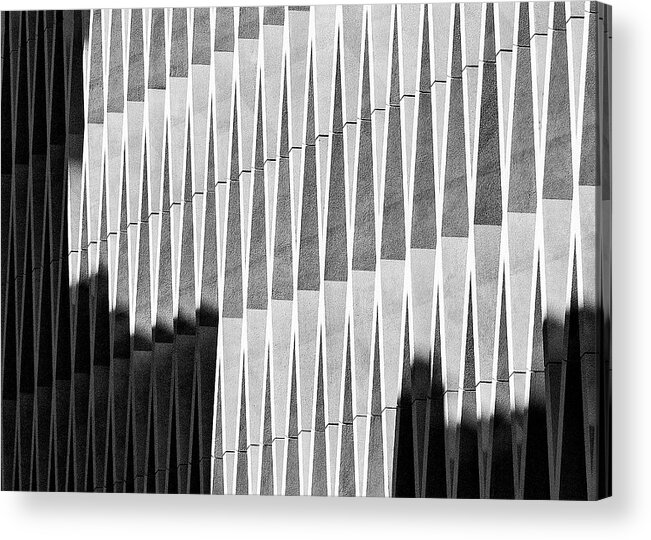 Antwerp Acrylic Print featuring the photograph Shadow Lines by Jef Van Den