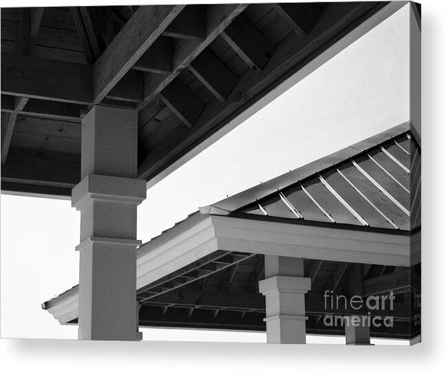 Architecture Acrylic Print featuring the photograph Shelters by Tom Brickhouse