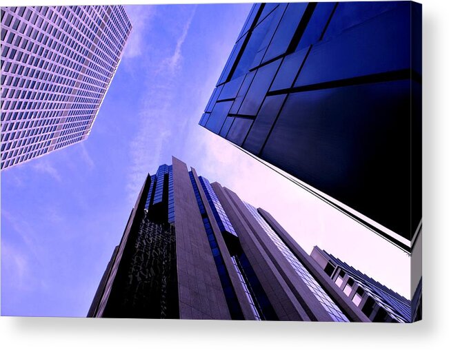  Acrylic Print featuring the photograph Skyscraper Angles by Matt Quest