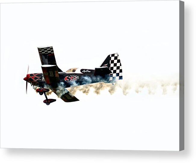 Airplane Acrylic Print featuring the photograph Smoke Rings by Steven Michael