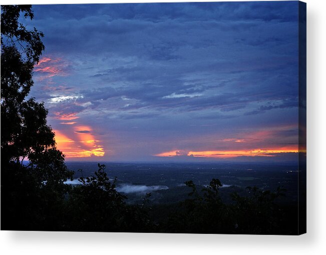 Sunset Acrylic Print featuring the photograph Smokies Sunset 4 by George Taylor