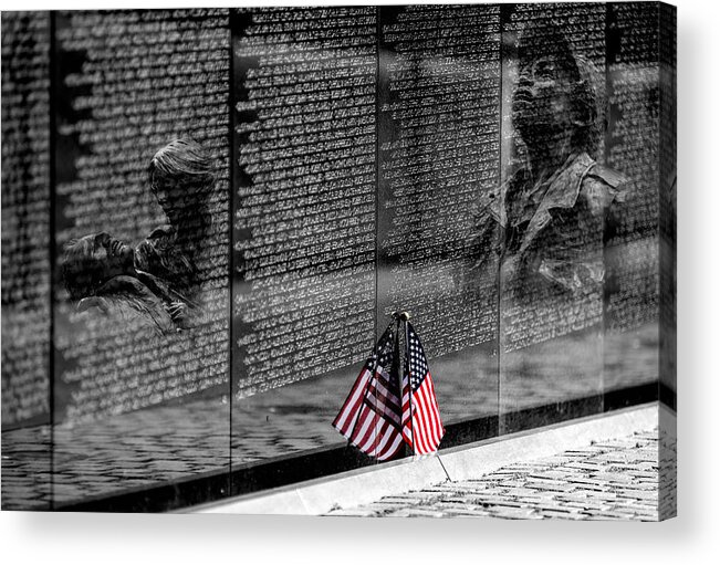 Memorial Acrylic Print featuring the photograph Some gave all by Richard Macquade
