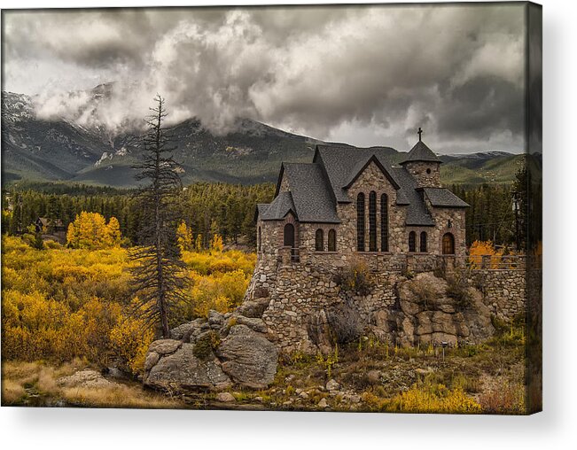 Church Acrylic Print featuring the photograph St. Catherine of Siena Chapel by Erika Fawcett