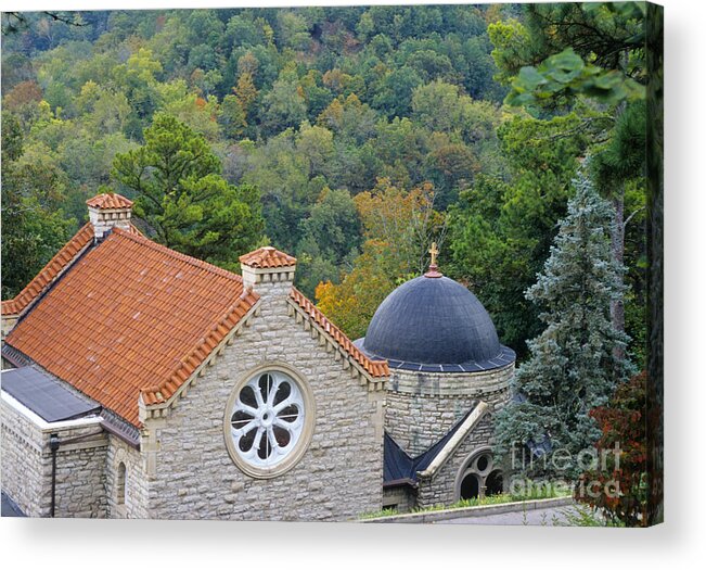 Travel Acrylic Print featuring the photograph St. Elizabeth Of Hungary Church by Richard and Ellen Thane