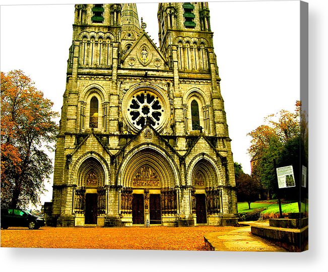 St Fin Barre's Cathedral Acrylic Print featuring the photograph St Fin Barre's Cathedral by HweeYen Ong
