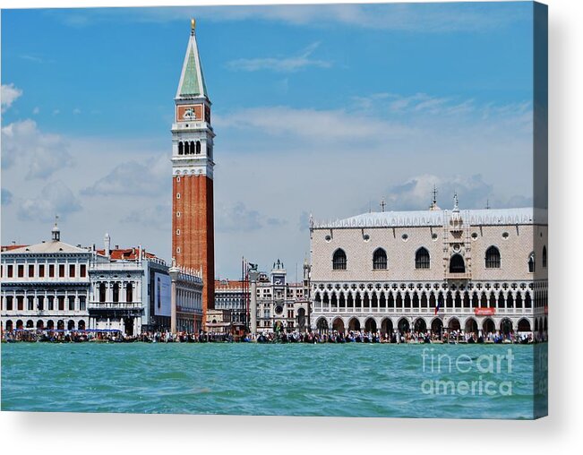 Italy Acrylic Print featuring the photograph St. Mark's Square by William Wyckoff