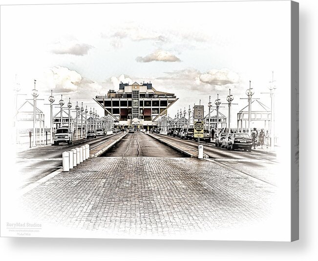 Pier Acrylic Print featuring the photograph St. Petersburg Pier Dec 2011 by Michael White