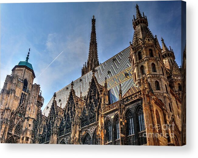 Austria Acrylic Print featuring the photograph St. Stephen's Cathedral by Joe Ng