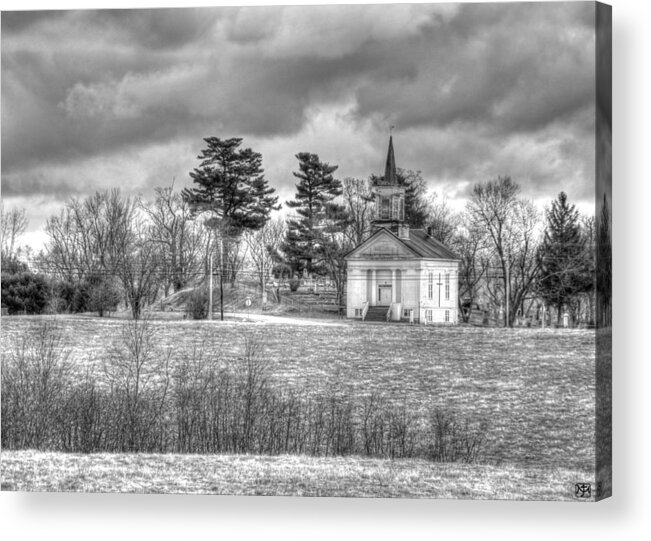 Church Acrylic Print featuring the photograph Storm Church by John Meader