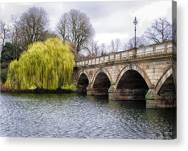 Arches Acrylic Print featuring the photograph Stroll Along the Serpentine by Christi Kraft