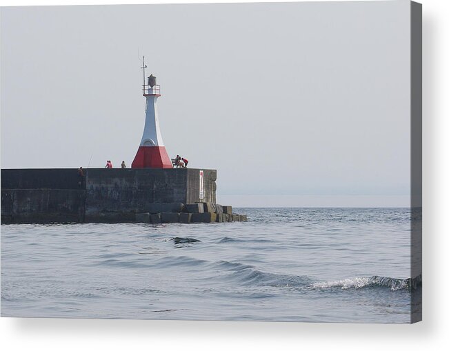Lighthouse Acrylic Print featuring the photograph Summer Day by Marilyn Wilson