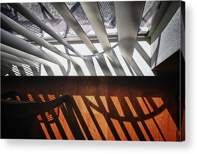 Light An Shadow Acrylic Print featuring the photograph Sun Patterns by Jessica Levant