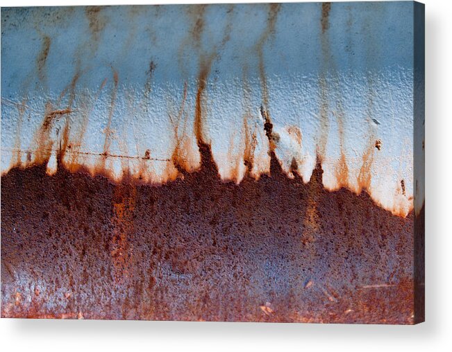 Industrial Acrylic Print featuring the photograph Sunrise Abstract by Jani Freimann