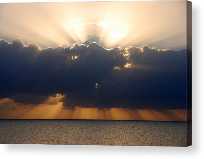 Sunrise Acrylic Print featuring the photograph Sunrise Islamorada by John Schneider
