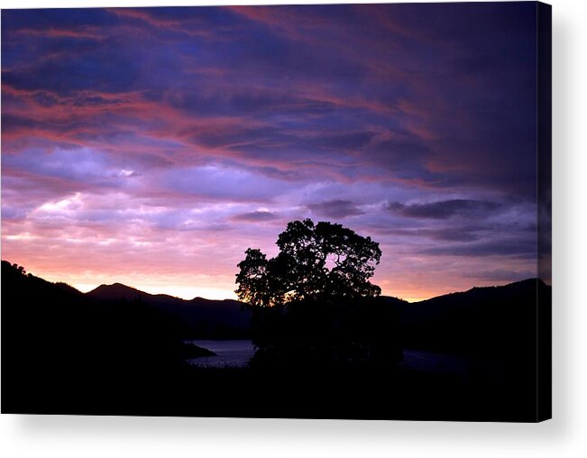 Lake Acrylic Print featuring the photograph Sunset Lake by Matt Quest