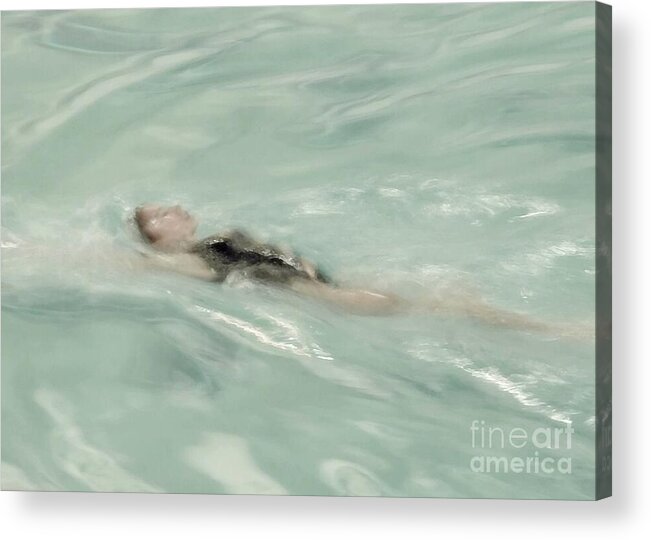 Swimmer Acrylic Print featuring the photograph Swimmer by Patricia Strand