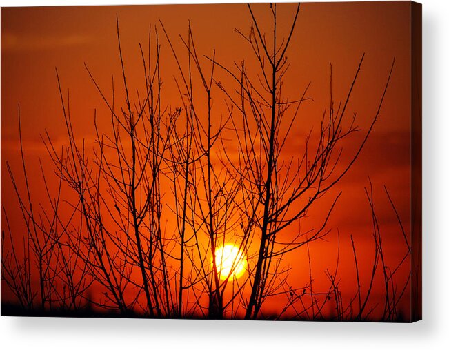 Sunset Acrylic Print featuring the photograph Tempo by Lorenzo Cassina
